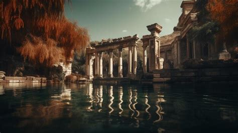 Premium AI Image | A scene from the game the ruins of the ancient city ...