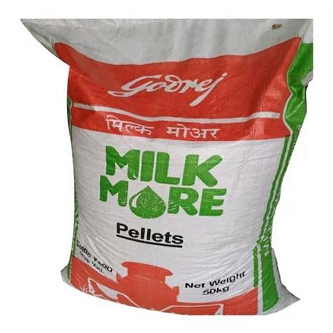 Godrej Milk More Pellet Feed Packaging Type PP Bag Packaging Size