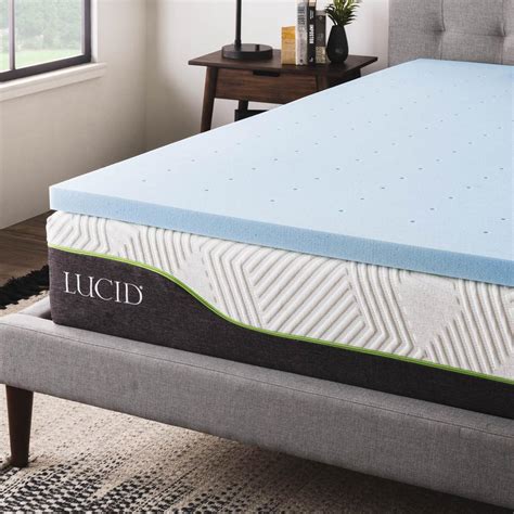 LUCID 2 In Full Gel Infused Memory Foam Mattress Topper HDLU20FF30GT