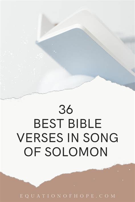 36 Best Bible Verses in Song of Solomon