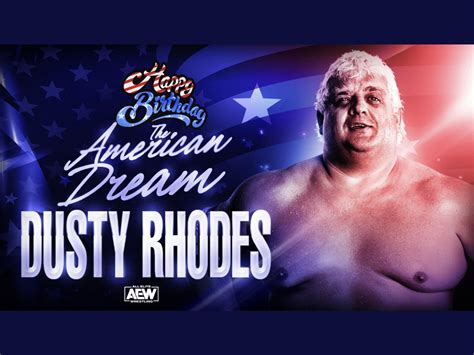 AEW gives a happy birthday to Dusty Rhodes : r/AEWOfficial