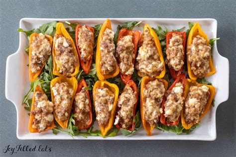 Stuffed Peppers With Cream Cheese And Sausage