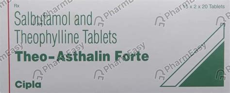 Buy Theo Asthalin Forte Strip Of 15 Tablets Online At Flat 15 Off