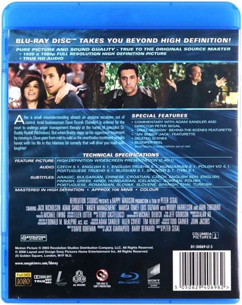 Anger Management Blu Ray Blu Ray Tony Carbonetti Dvd S Bol