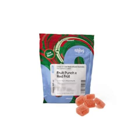 MFNY Mfny Fruit Punch X Red Fruit Live Resin Gummies 100mg Cannabis For