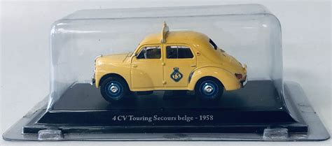 Renault Cv Touring Secours Belge Jaune Boite D Origine