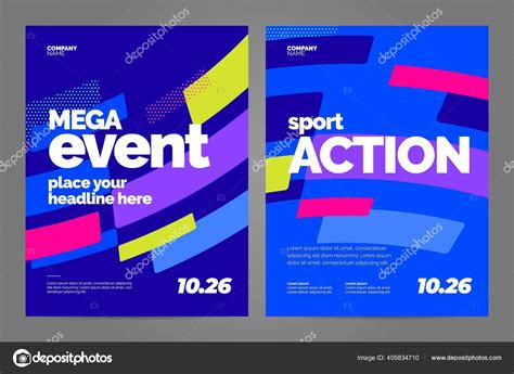 Design De Modelo De Cartaz De Layout Para Evento Esportivo Imagem