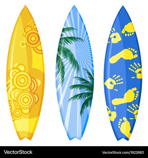 Surfboard Royalty Free Vector Image Vectorstock