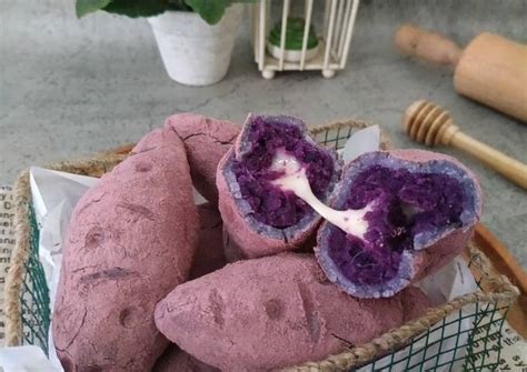 Resep Purple Sweet Potato Bread Goguma Ppang Oleh Kukilo Wati Cookpad