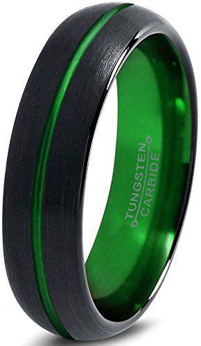 Chroma Color Collection Tungsten Carbide Wedding Band Ring 6mm For Men