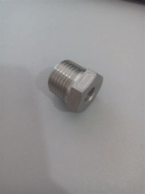 304 Stainless Steel Reducer 12 Bsp Male Thread To 14 Bsp Female Thread Reducing Bush Adapter