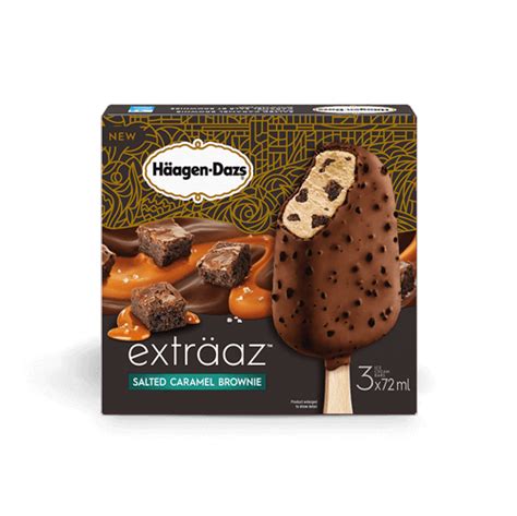 Häagen Dazs EXTRÄAZ SALTED CARAMEL BROWNIE ICE CREAM BARS is not halal