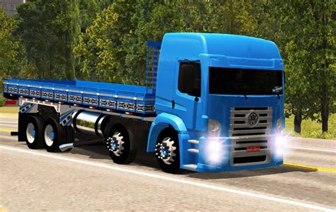 Skins VW Constellation Azul Truck EXCLUSIVO Rodrigo Games