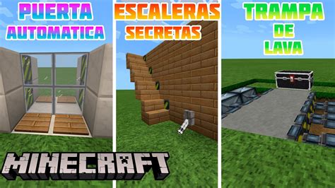 3 Simples Mecanismos De Redstone Minecraft Alexmon83 YouTube