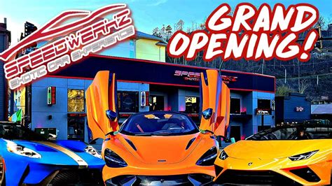 GRAND OPENING SPEEDWERKZ Exotic Car Experience GATLINBURG TN Million