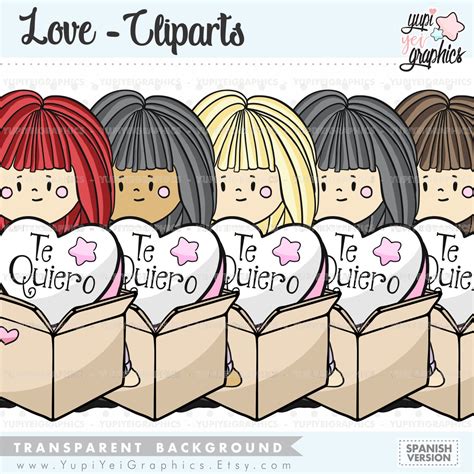 Love Clip Art Love Graphics Valentine's Day Clipart - Etsy