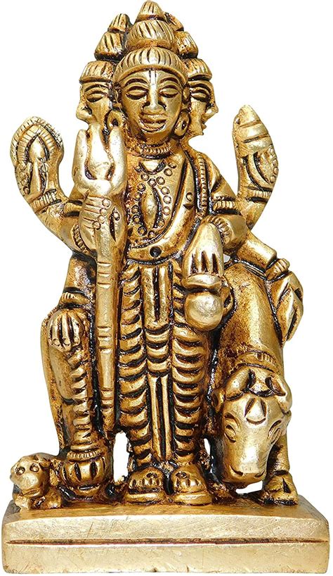 Buy Dattatreya Idol Tridev Idols Dattatreya Idol Brass Dattatreya