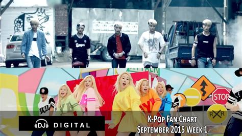 Top K Pop Songs Chart Fan Chart September Week Youtube