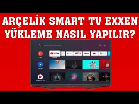 Ar Elik Smart Tv Exxen Y Kleme Nas L Yap L R Youtube