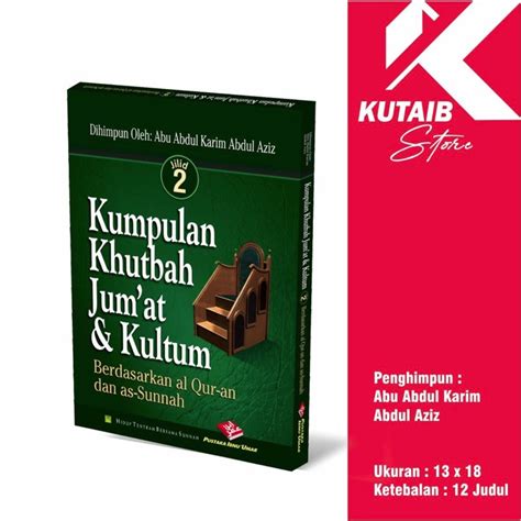 Jual Kumpulan Khutbah Jumat Dan Kultum Jilid Pustaka Ibnu Umar