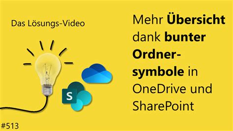 Mehr Übersicht dank bunter Ordnersymbole in OneDrive und SharePoint