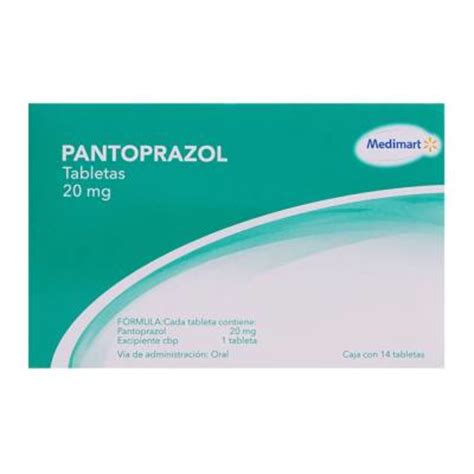 Pantoprazol Medimart 20 Mg 14 Tabletas Walmart