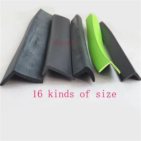 1 Meter L Shaped Rubber Edging Strip Door Seal Strip Weatherstrip Edge Guard Edge Trim