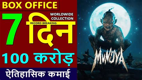 Munjya Box Office Collection Day Munjya Total Worldwide Collection