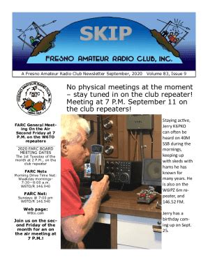 Fillable Online York County Amateur Radio Club Fax Email Print PdfFiller