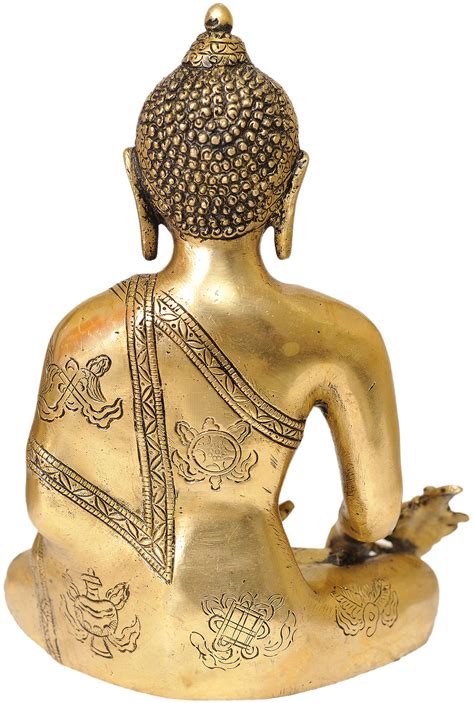 Tibetan Buddhist Deity Medicine Buddha In Brass Handmade Made In