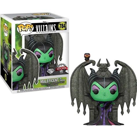 Maleficent On Throne Glitter Funko Pop Deluxe Disney Villains