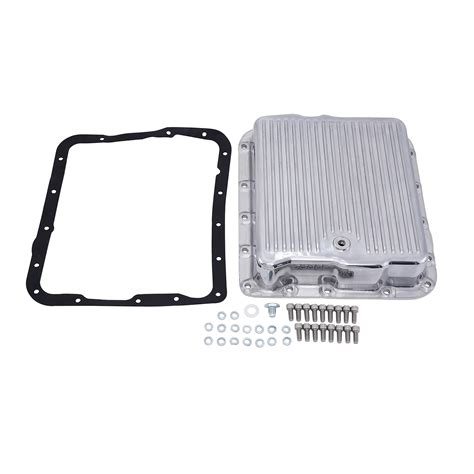 Chevy Gm 700r4 4l60e 4l65e Aluminum Transmission Pan Kit Deep Finned