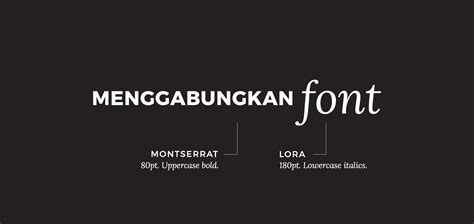 10 Peraturan Kombinasi Font Dari Seorang Desainer Canva