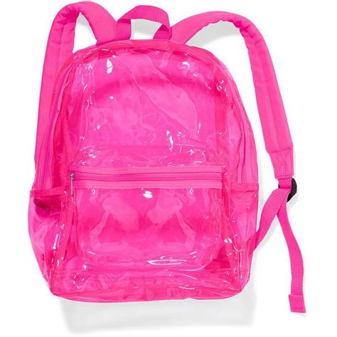 Victorias Secret Pink Clear Backpack 20 Liked On Polyvore Featuring Bags Backpacks