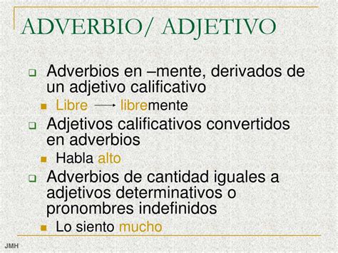 Adverbios Vs Adjetivos En Inglés Ficha Resumen