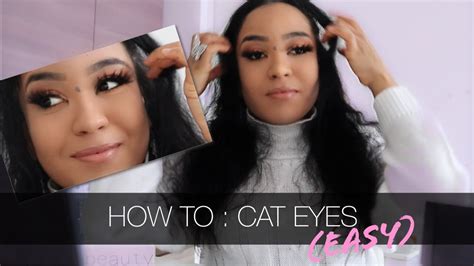 Cat Eyes Makeup Tutorial Easy Youtube