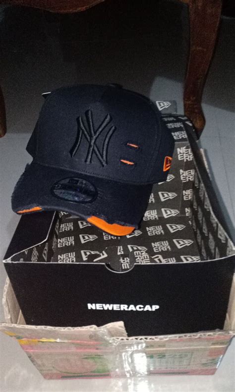 Topi New Era Yankees Mlb New York Ny Damage Ripped Hitam Baru New