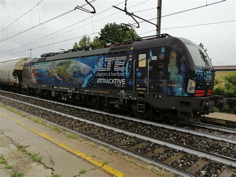 Vectron 193 694 Di LTE Logistics Livrea MOVEO ERGO SUM Le Vostre