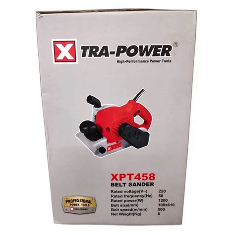 Xtra Power Metal Belt Sander Model Name Number Xpt 458 1200W At Rs