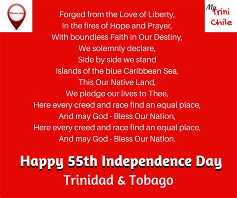 Trinidad and Tobago – National Anthem – My Trini Chile