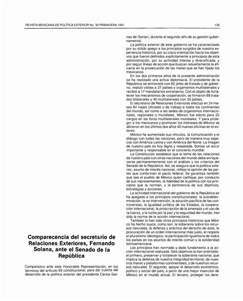 Pdf Revista Mexicana De PolÍtica Exterior No 30 … Cana Como Uno De