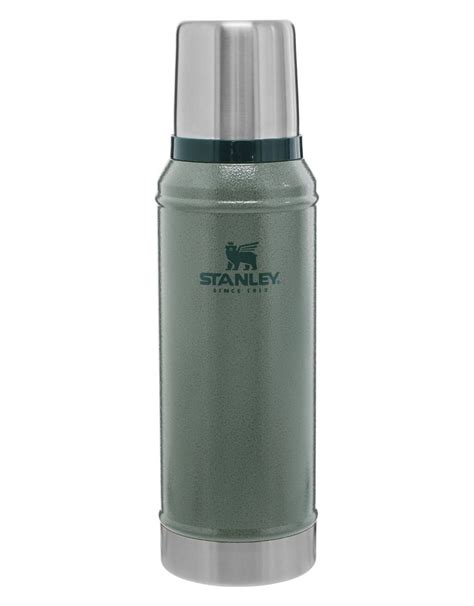 Stanley Classic Legendary Bottle 0 75l Hammertone Green Thermos Snowleader