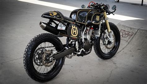 Dirty Deed Husqvarna Cafe Racer Return Of The Cafe Racers