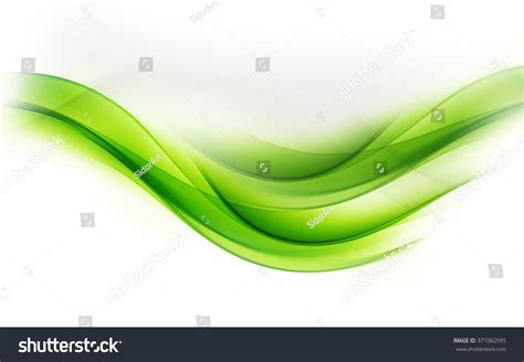 Awesome Art Abstract Green Wave Design Stock Illustration 371062595 ...