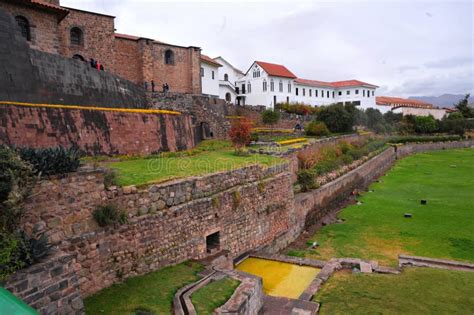 Outer Convent Of Santo Domingo With Gardens And Ruins Of The Temple Of