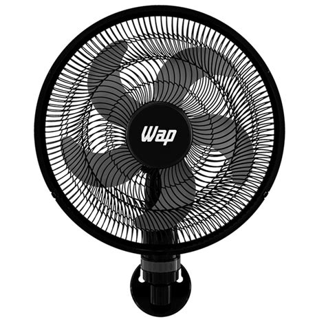 Ventilador De Parede Cm Wap P S Preto Rajada Turbo V Leroy Merlin