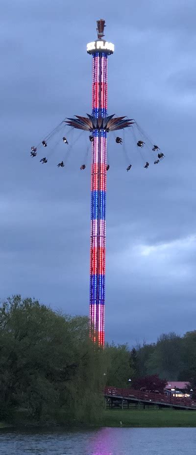 Six Flags Relaunches Darien Lake With Ride Entertainments Star Flyer