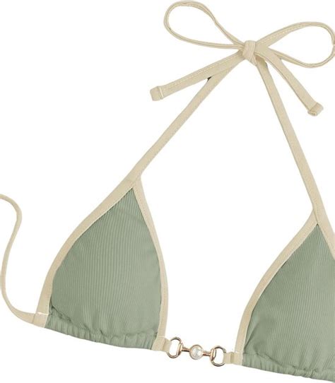 Tweedelige Bikini Set Dames Met Nekhouder En Ringdetails Sexy