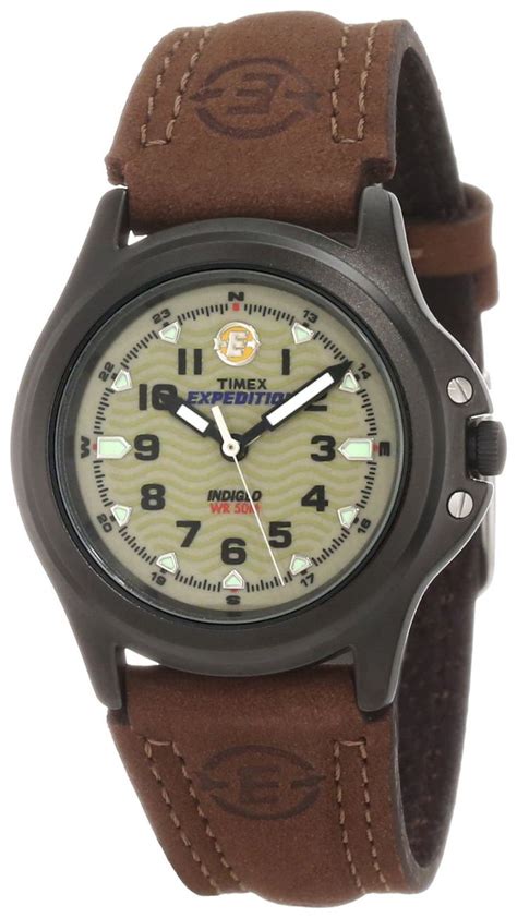 Timex Women S T47042 Expedition Metal Field Olive Brown Leather Strap Watch Disclosure