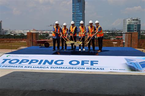 Topping Off Rumah Sakit Permata Keluarga Di Summarecon Bekasi Pulauintan